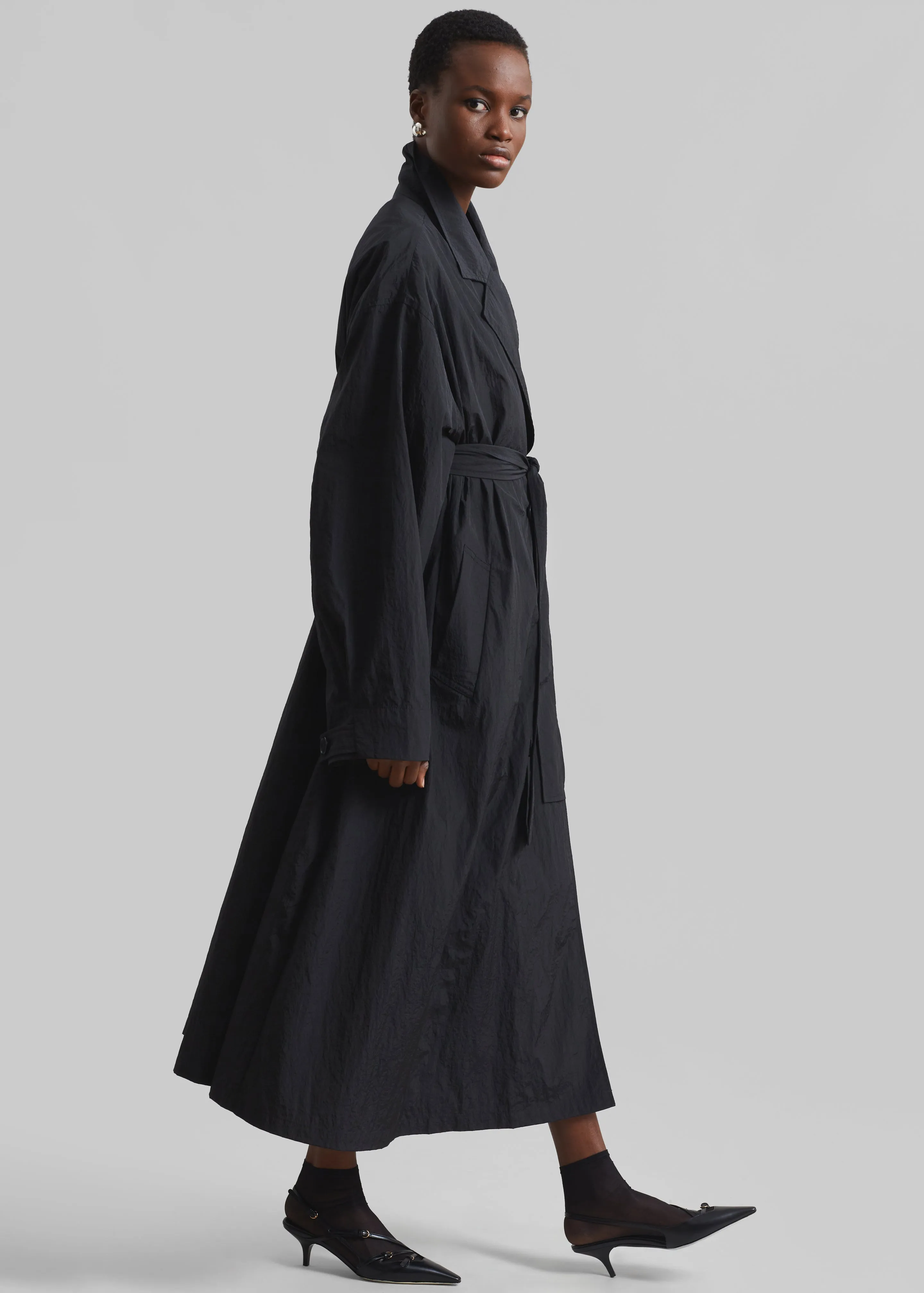 Jude Trench Coat - Black