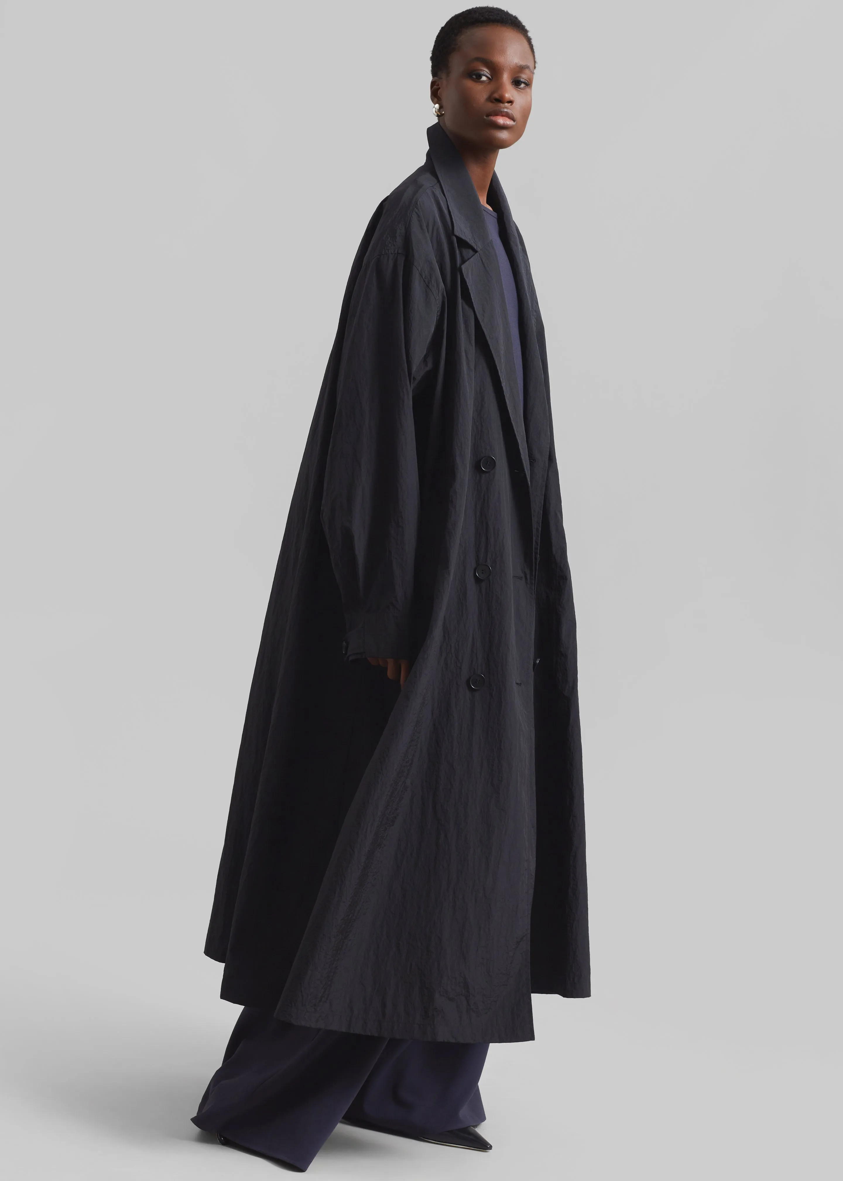 Jude Trench Coat - Black