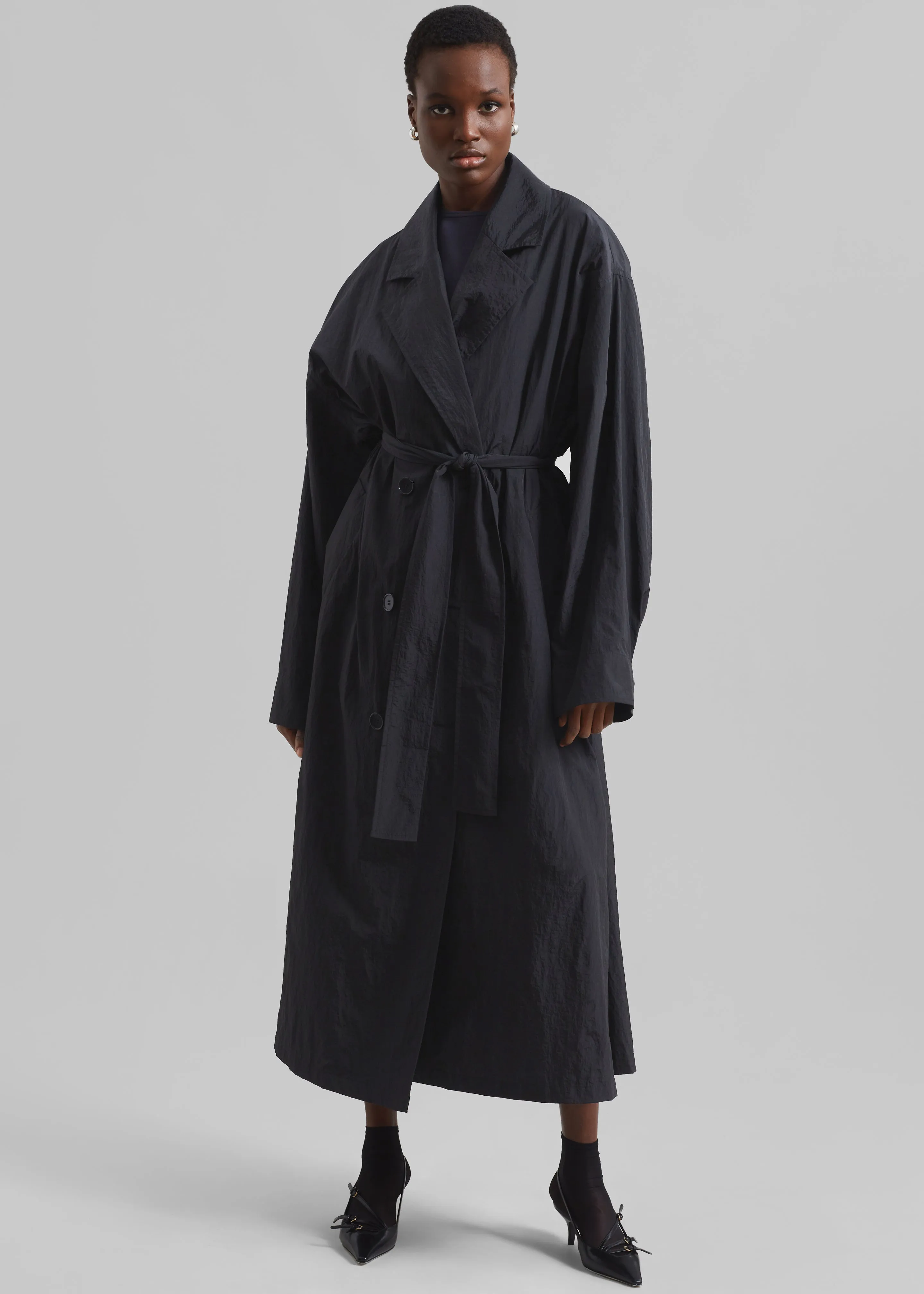 Jude Trench Coat - Black