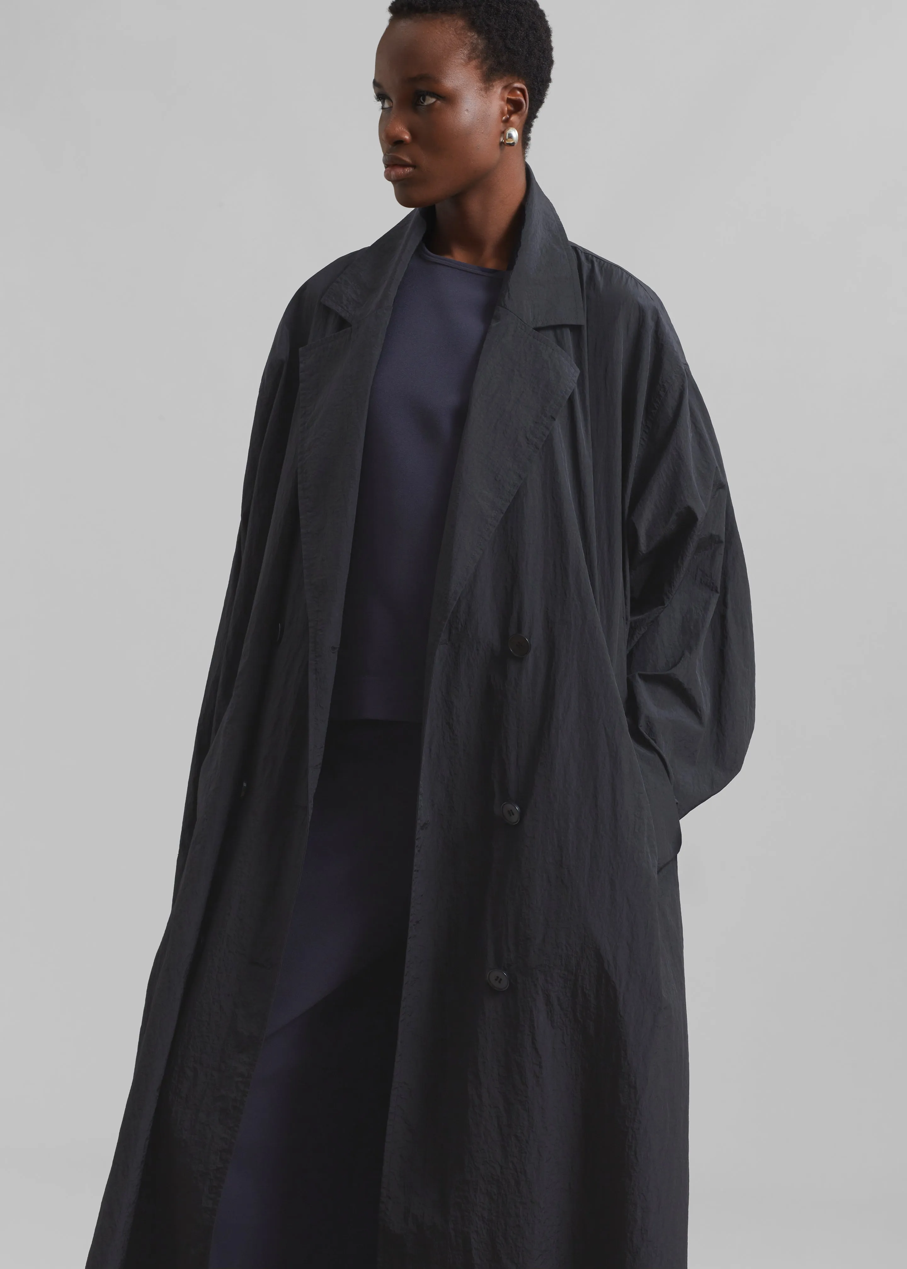 Jude Trench Coat - Black