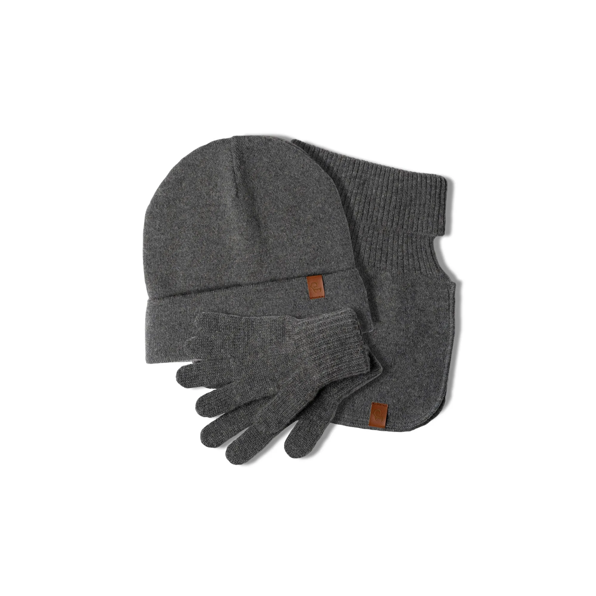 Kids' Knit Beanie, Dickie & Gloves 3-Piece