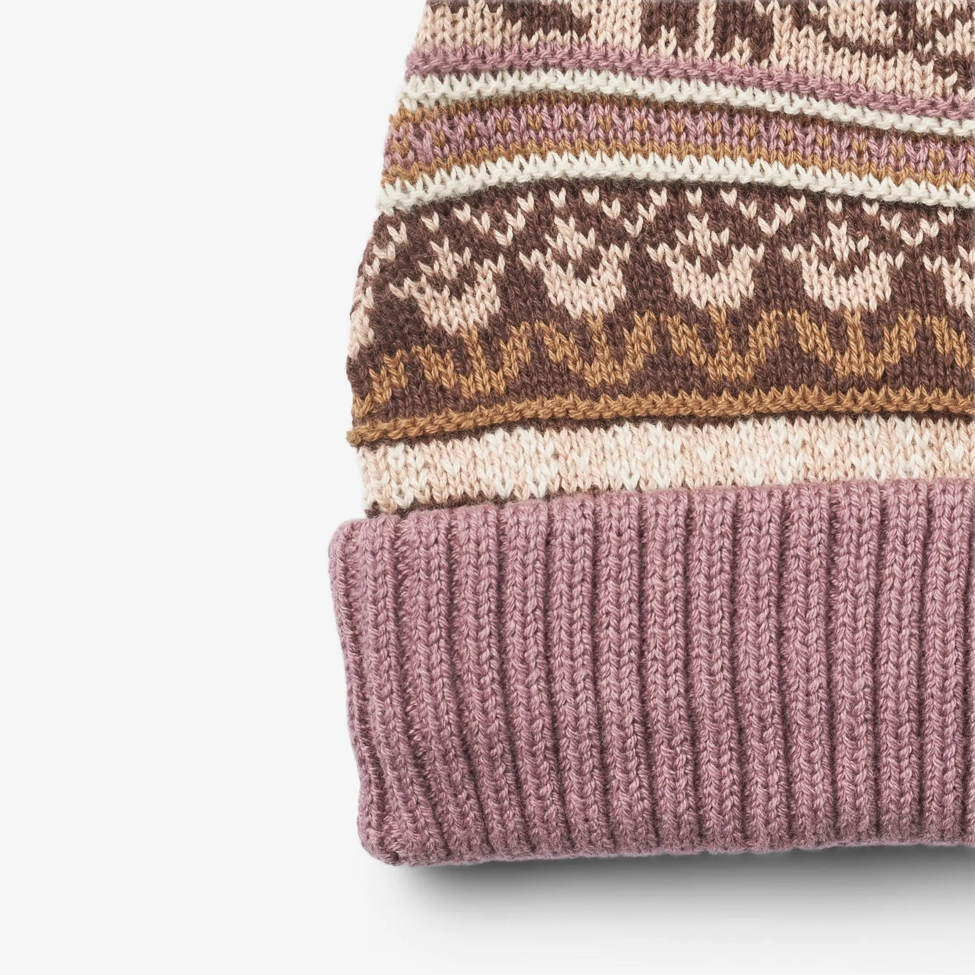 Knit Beanie Anna - lavender dawn