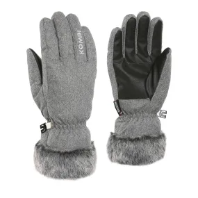 Kombi Women's Canadienne Gloves Grey Melange | Buy Kombi Women's Canadienne Gloves Grey Melange here | Outnorth