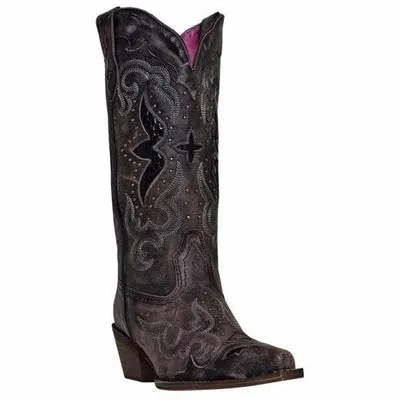 Laredo Women's Lucretia Black Cowgirl Boots - 52133