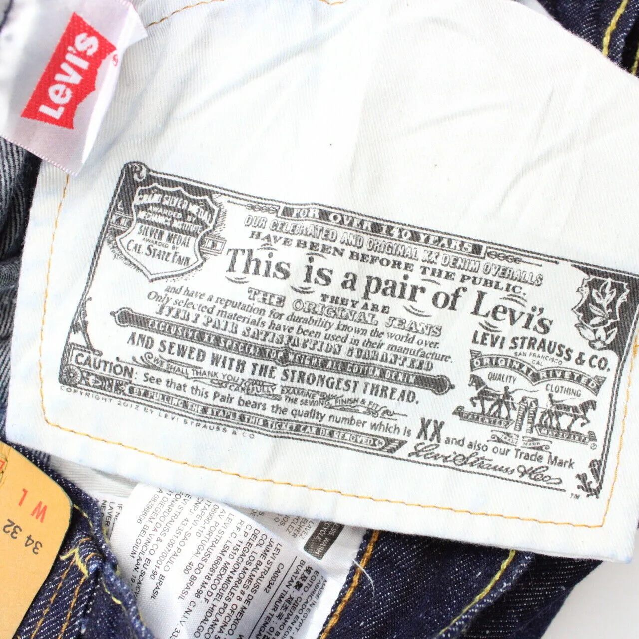 LEVIS 501 Jeans Dark Blue | W34 L30