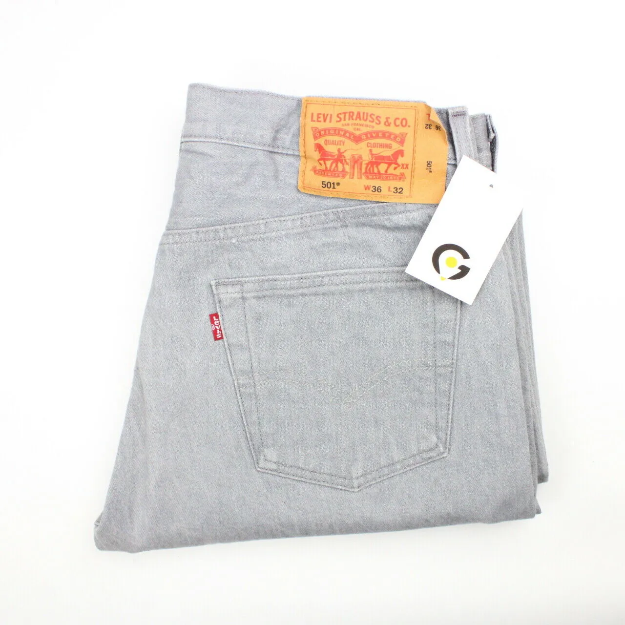 LEVIS 501 Jeans Grey | W36 L32