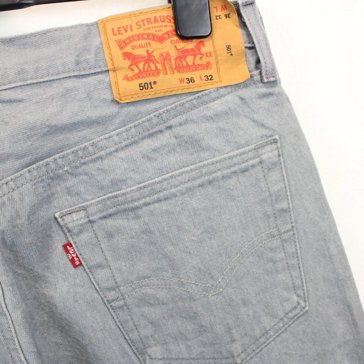 LEVIS 501 Jeans Grey | W36 L32