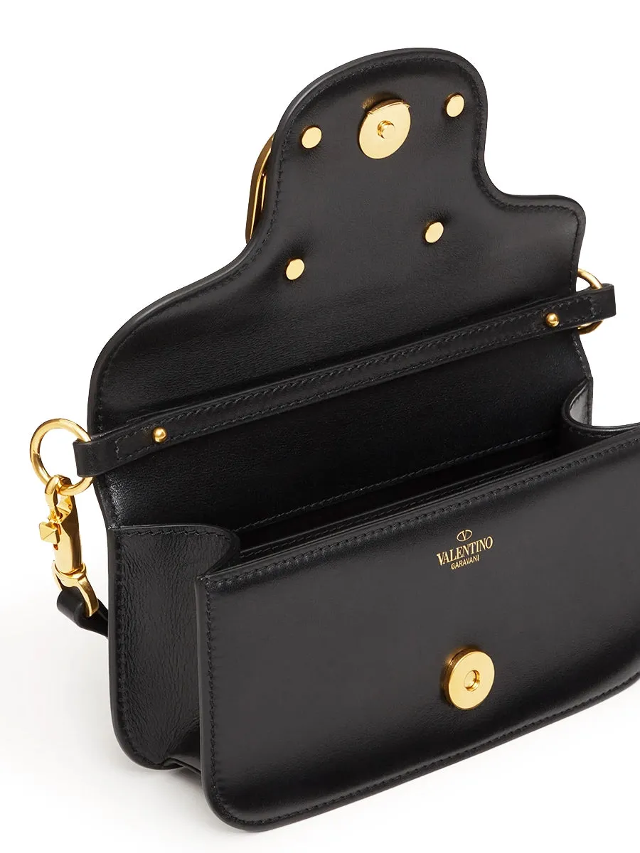 Loco Small Shoulder Bag in Black