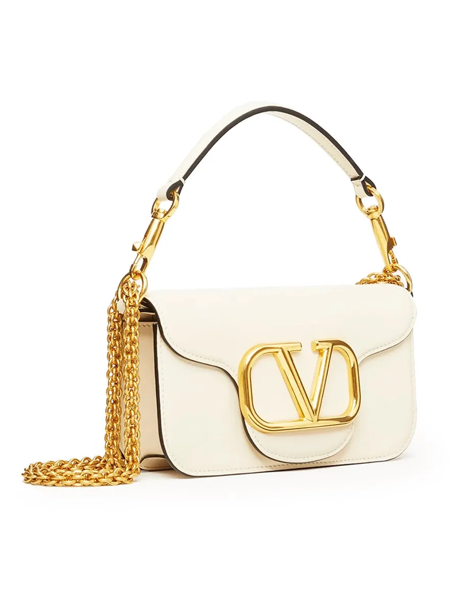 Loco Small Shoulder Bag in Light Ivory