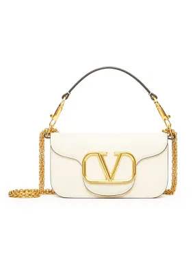 Loco Small Shoulder Bag in Light Ivory