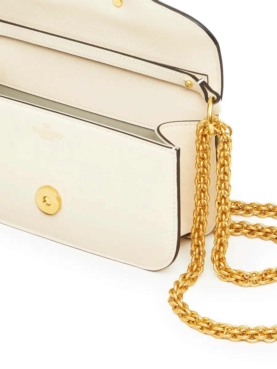 Loco Small Shoulder Bag in Light Ivory