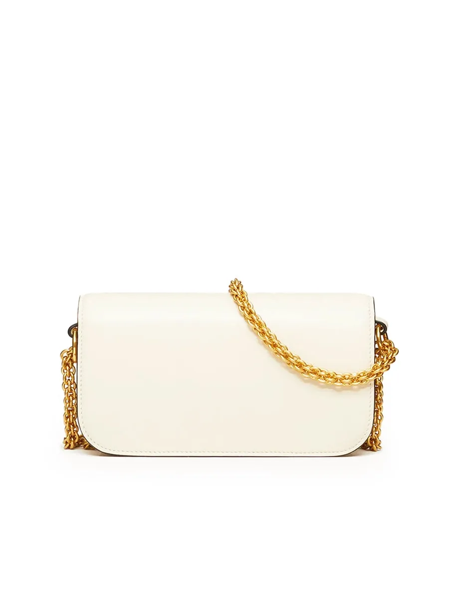 Loco Small Shoulder Bag in Light Ivory