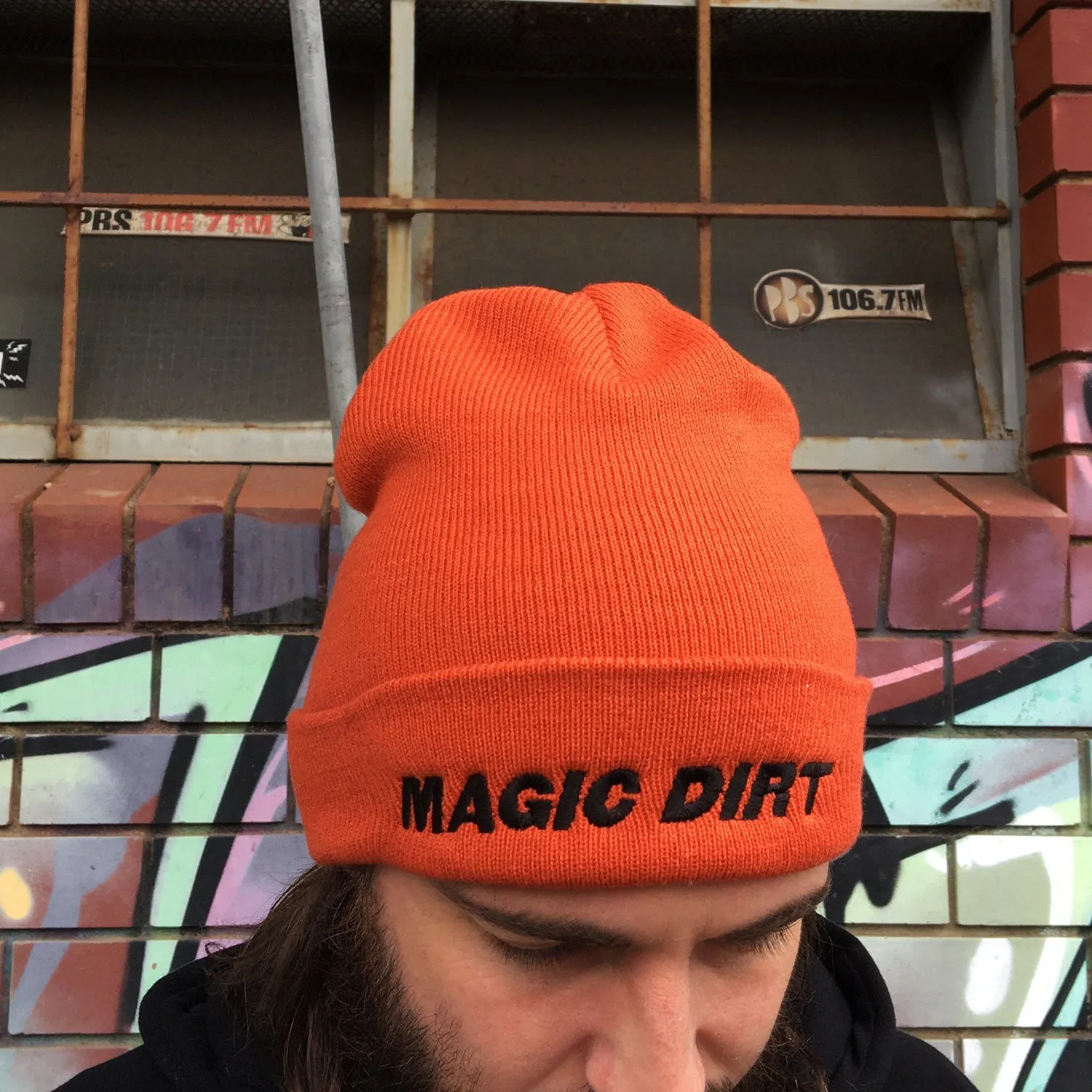 Magic Dirt Logo Beanie (Orange)