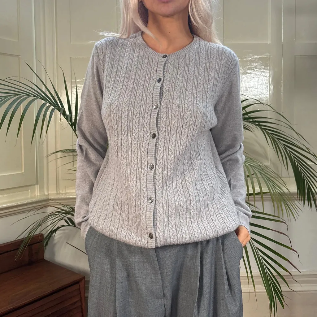 Manpreseo Cardigan - XL Grey Cashmere