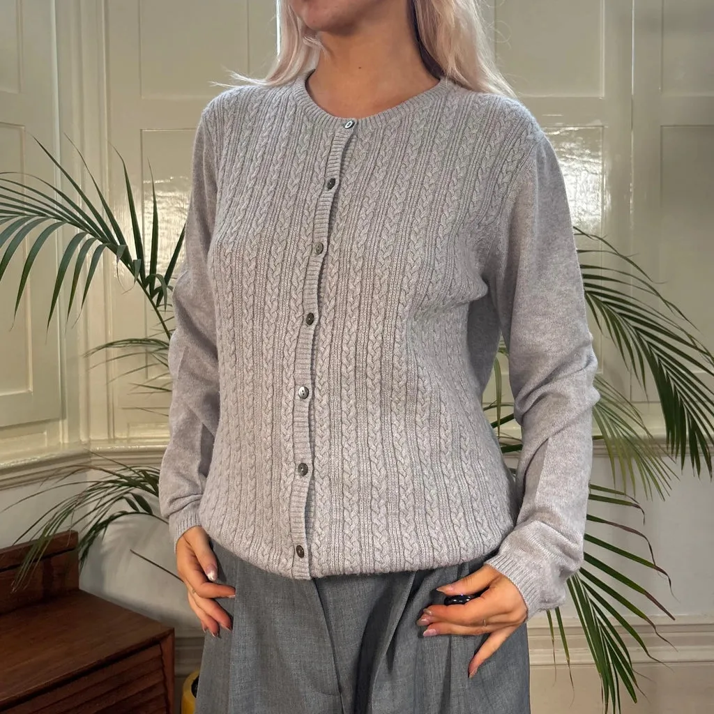 Manpreseo Cardigan - XL Grey Cashmere