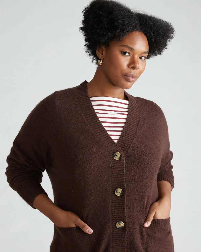 Margot Eco Alpaca Cardigan - Fallen Leaves