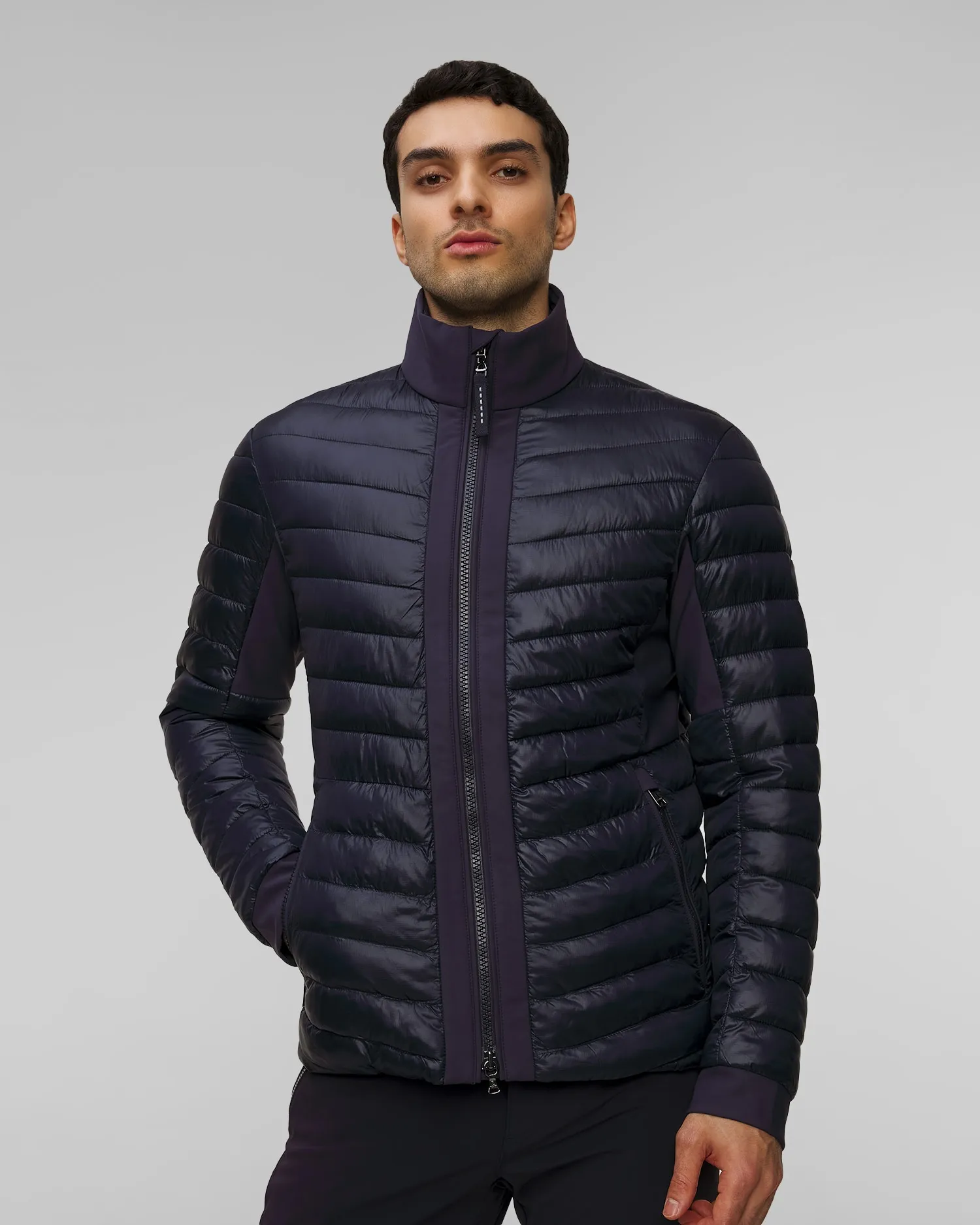 Men's navy blue quilted jacket BOGNER Vinz 81147261-464