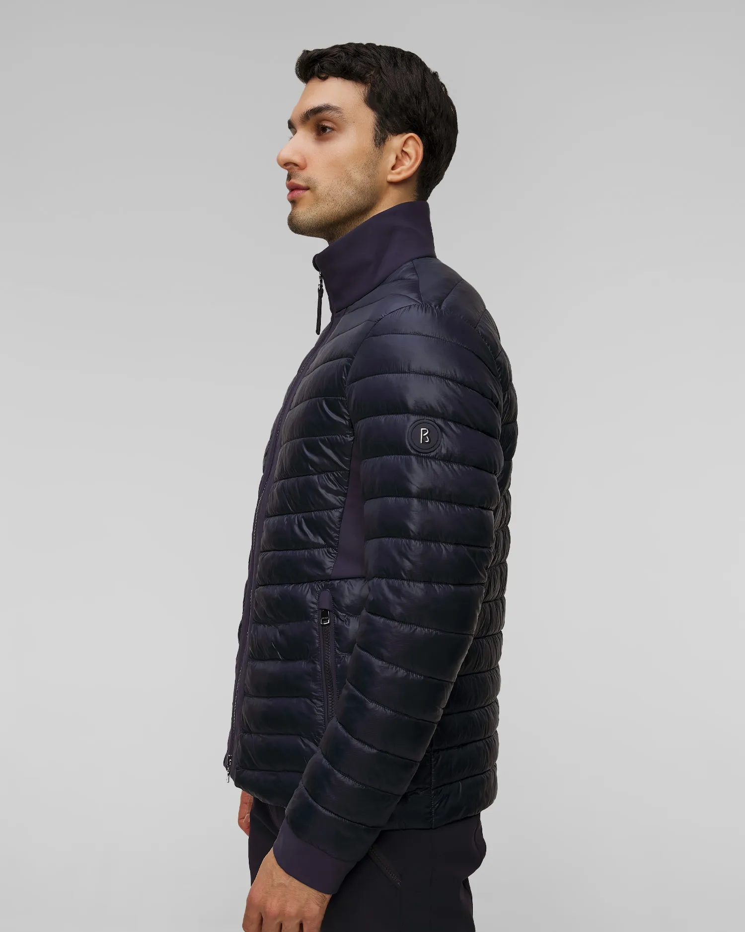 Men's navy blue quilted jacket BOGNER Vinz 81147261-464