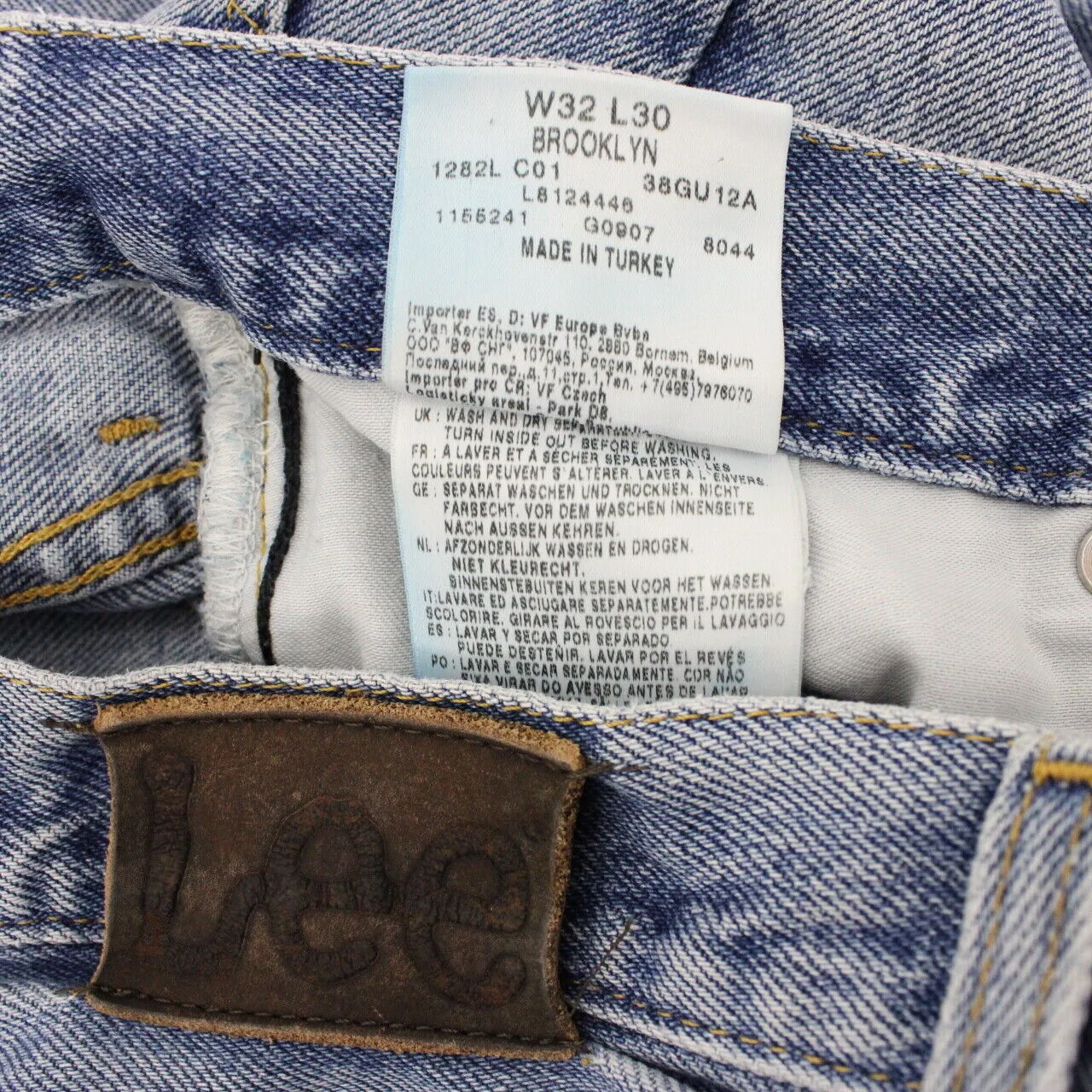 Mens LEE Brooklyn Jeans Light Blue | W32 L30