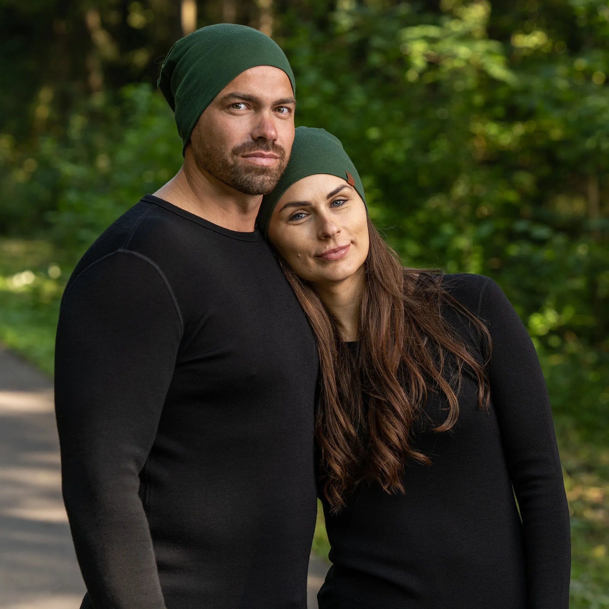 Men's Merino Beanie Dark Green