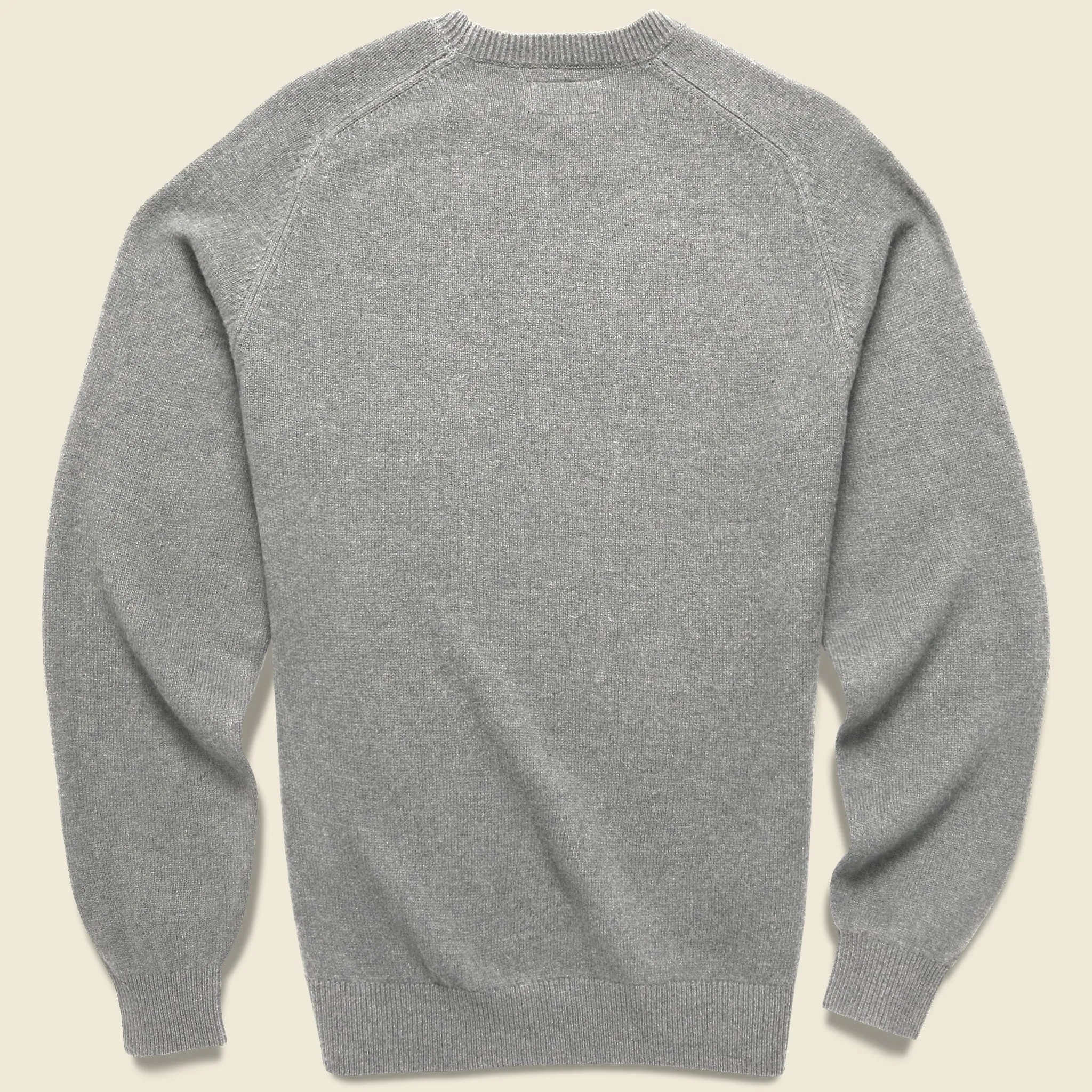 Merino Crew Sweater - Grey