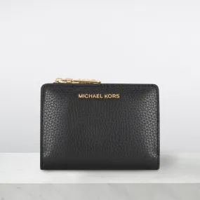 MICHAEL MICHAEL KORS Empire Bi-Fold Small Wallet - Black