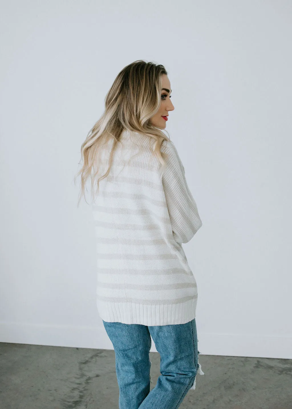 Milah Striped Cardigan