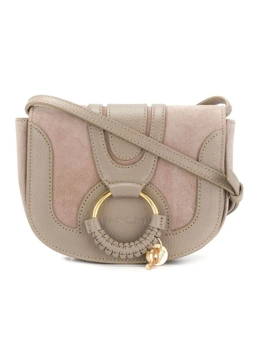 Mini Hana Shoulder Bag in Motty Grey