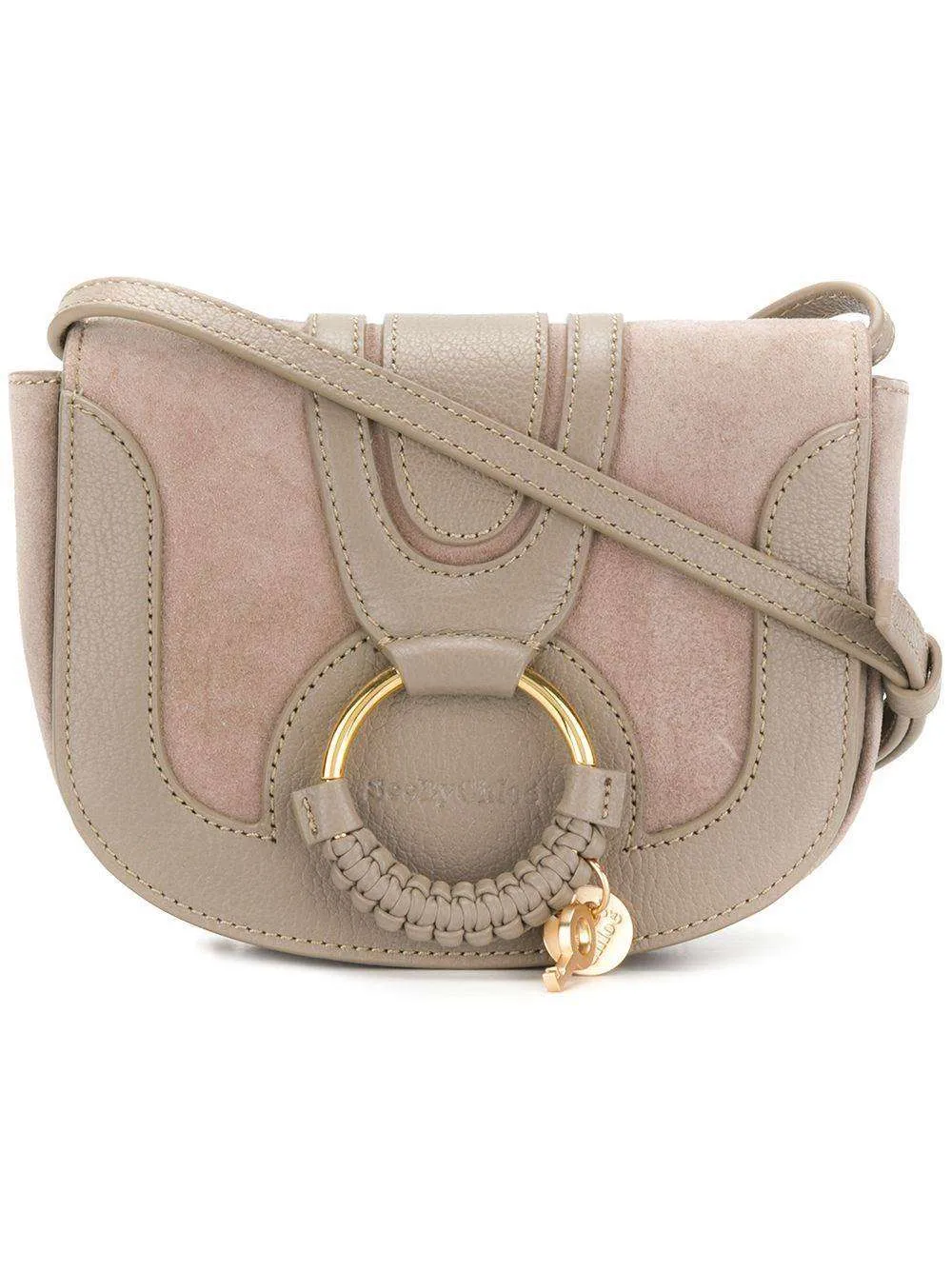 Mini Hana Shoulder Bag in Motty Grey