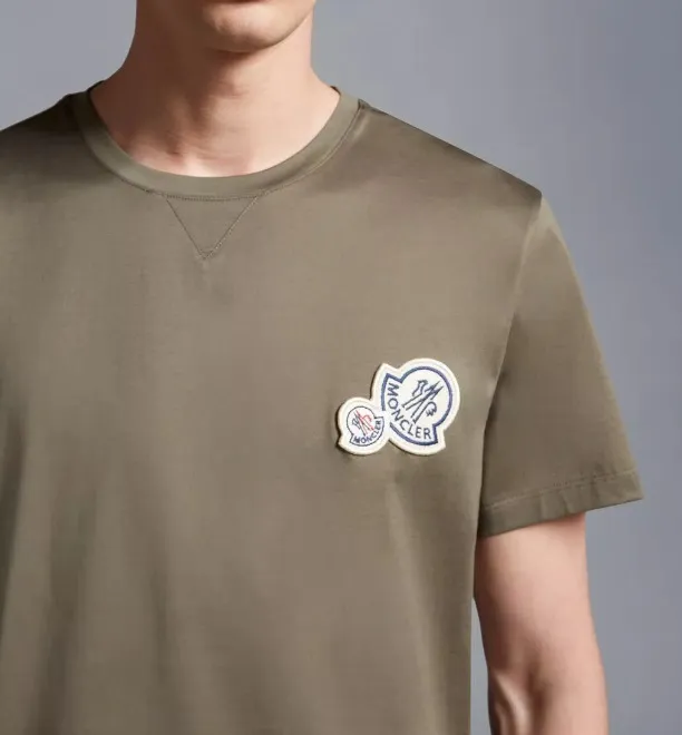 MONCLER  |Double Logo Patch T-Shirt