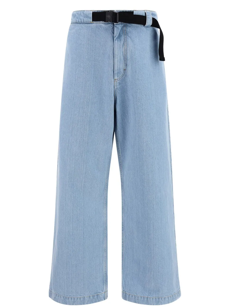 Moncler X JW Anderson Wide Leg Logo Embroidered Jeans