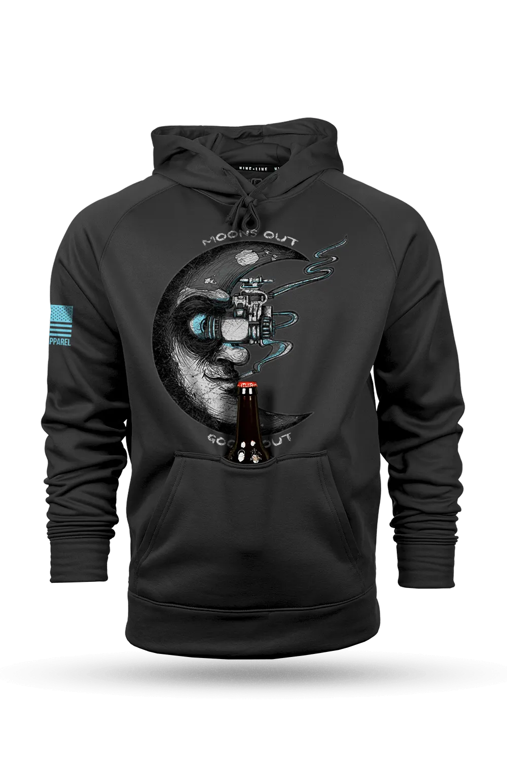 Moons out Goons out - Raglan Tailgater Hoodie