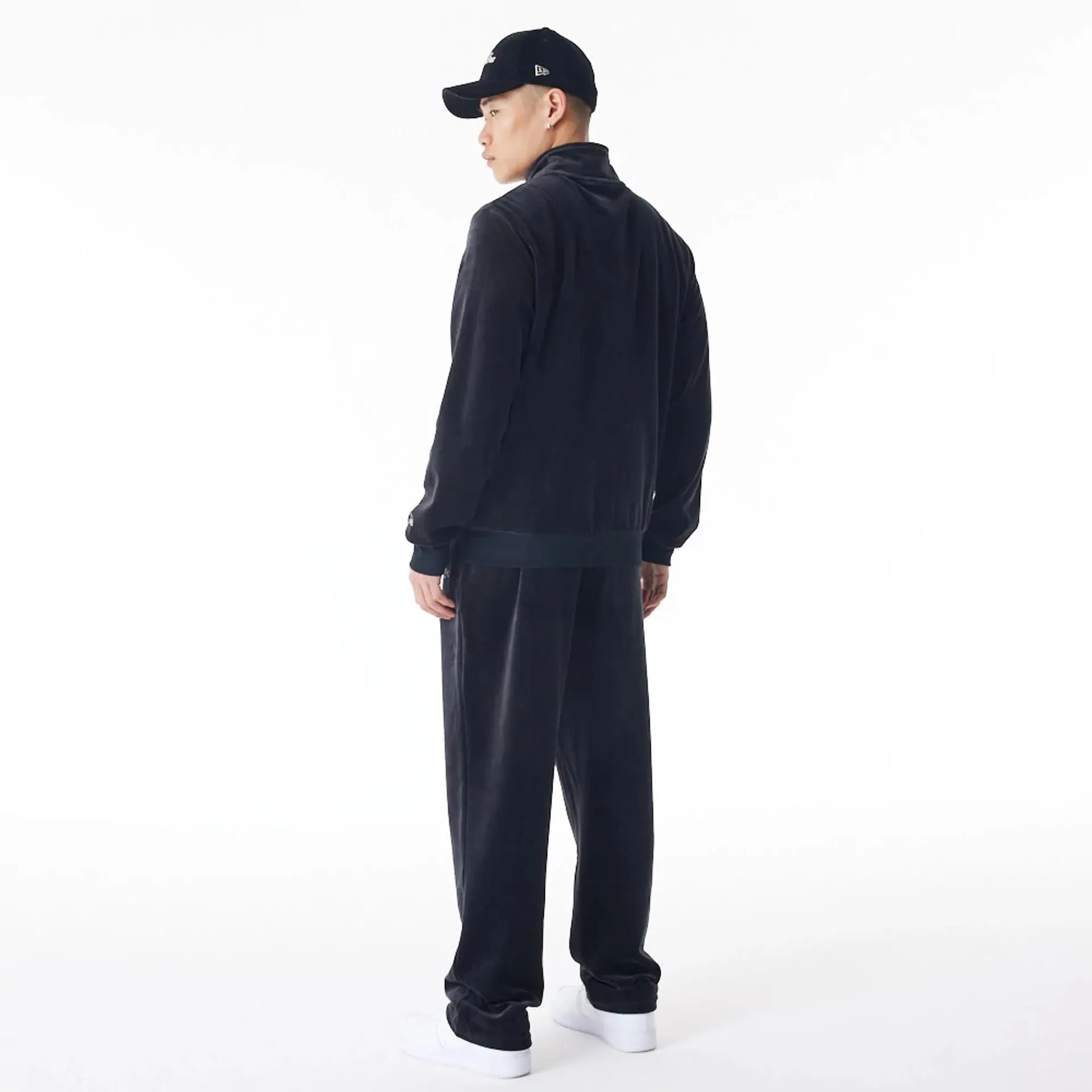 New Era Velour Black Track Jacket