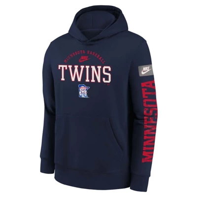 Nike Kids' Minnesota Twins Cooperstown Split Hoodie