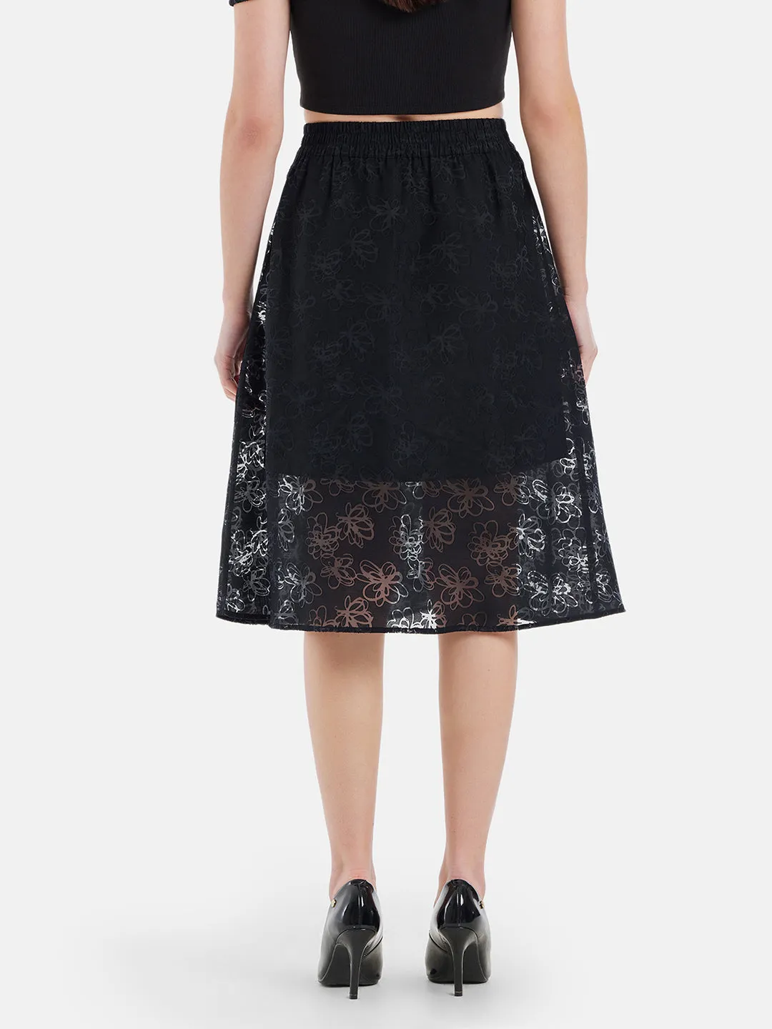 Nina A Line Midi Skirt