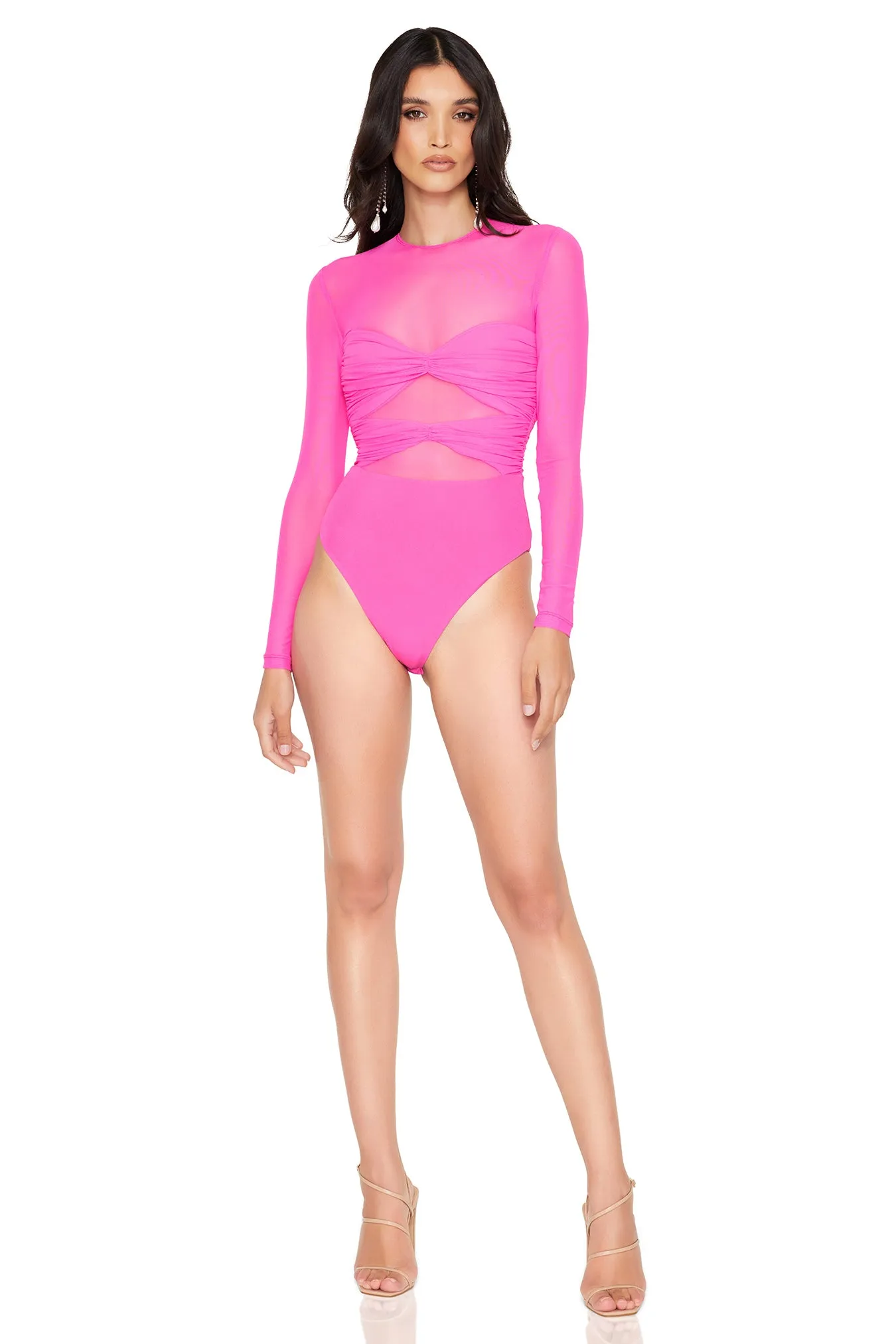 Nookie Intrigue Bodysuit - Candy