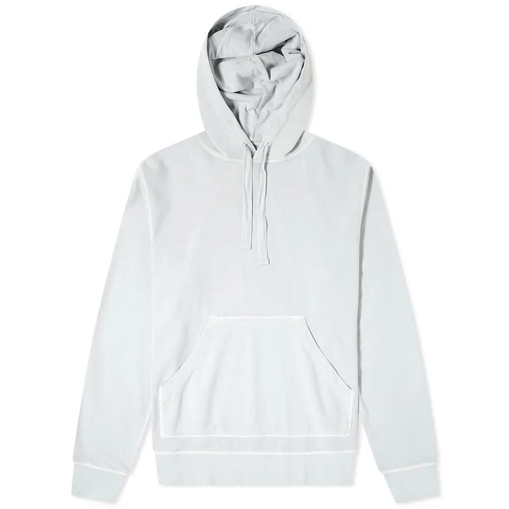 Officine Générale Olivier Pigment Dyed HoodieGlacier Grey