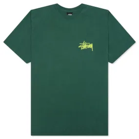 Old Phone Pigment Dyed Tee - Forest