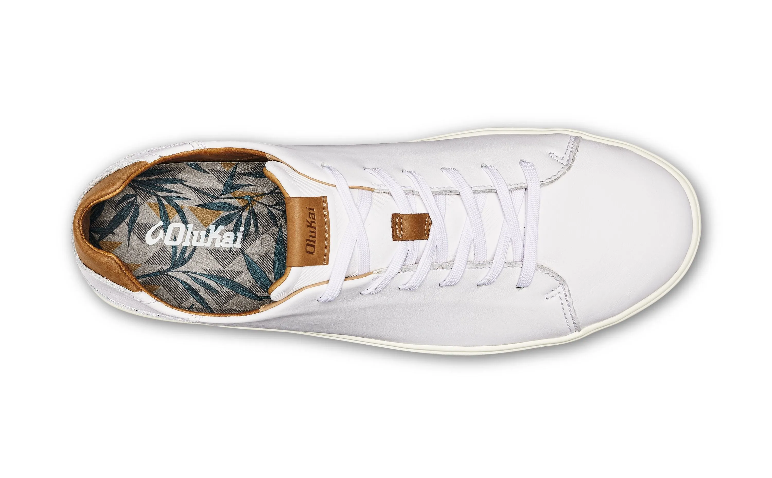 OLUKAI LAE'AHI LI 'ILI MEN'S LEATHERS SNEAKERS