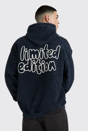 Oversized Limited Edition Acid Wash Hoodie