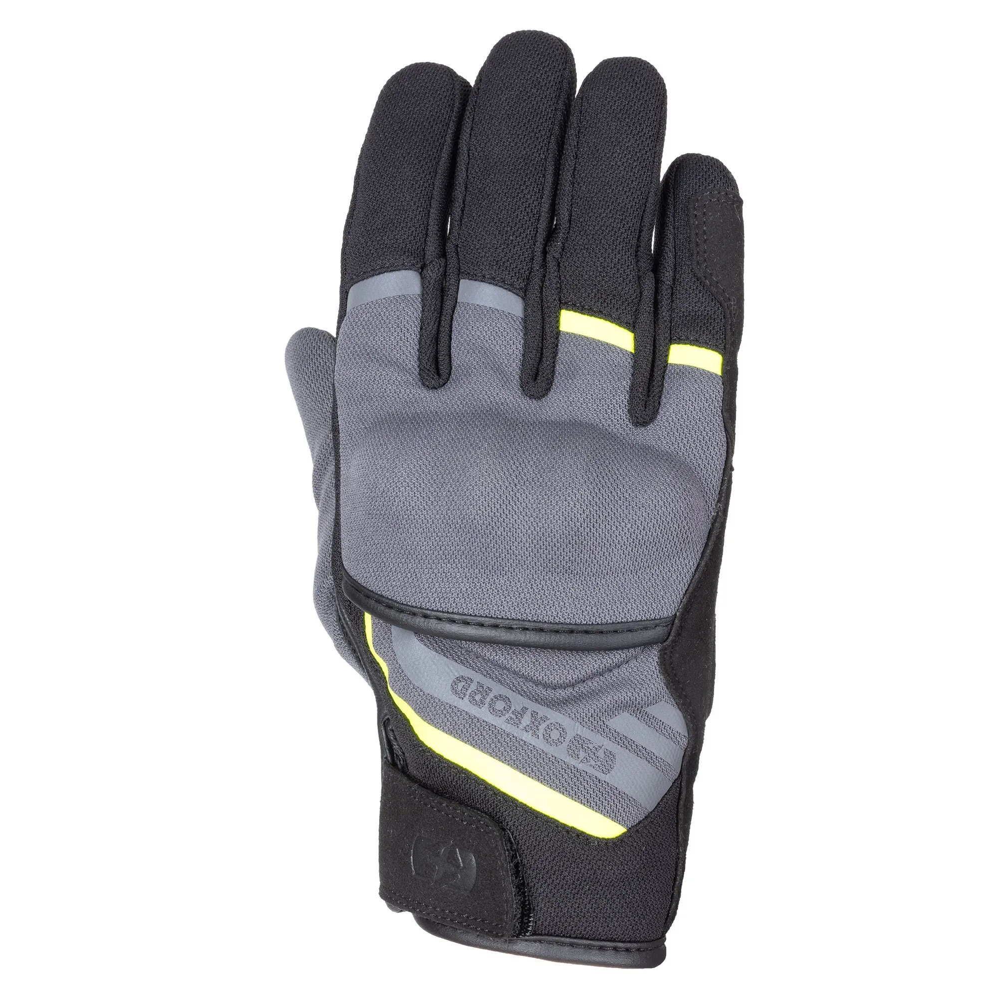 Oxford Dakar 1.0 Gloves - Charcoal/Yellow