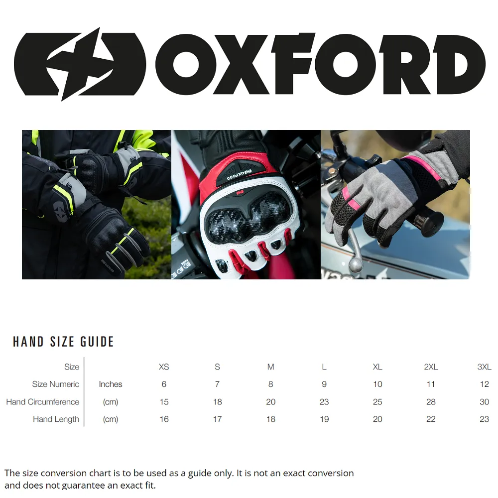 Oxford Dakar 1.0 Gloves - Charcoal/Yellow