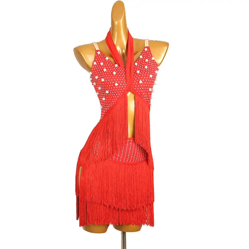 Pearl Firestorm Competition Dress | LQ385