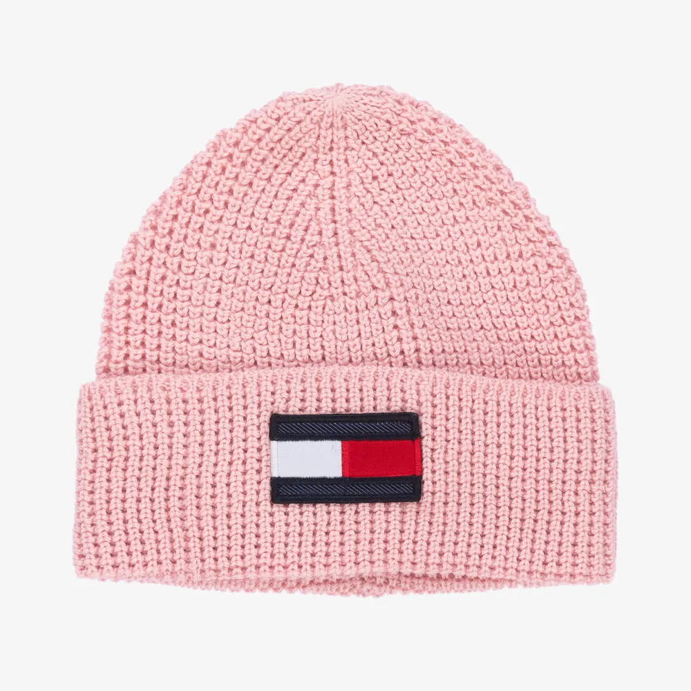 Pink Flag Logo Beanie Hat