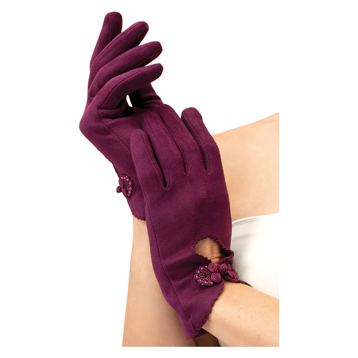 Powder Suki Faux Suede Gloves