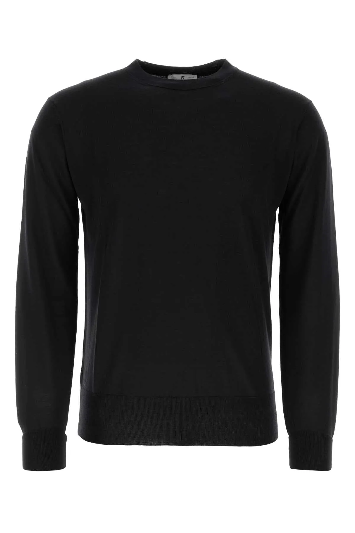 Pt Torino Black Wool Sweater