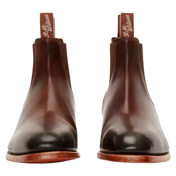 R. M. Williams Chinchilla Burnished Leather Boots