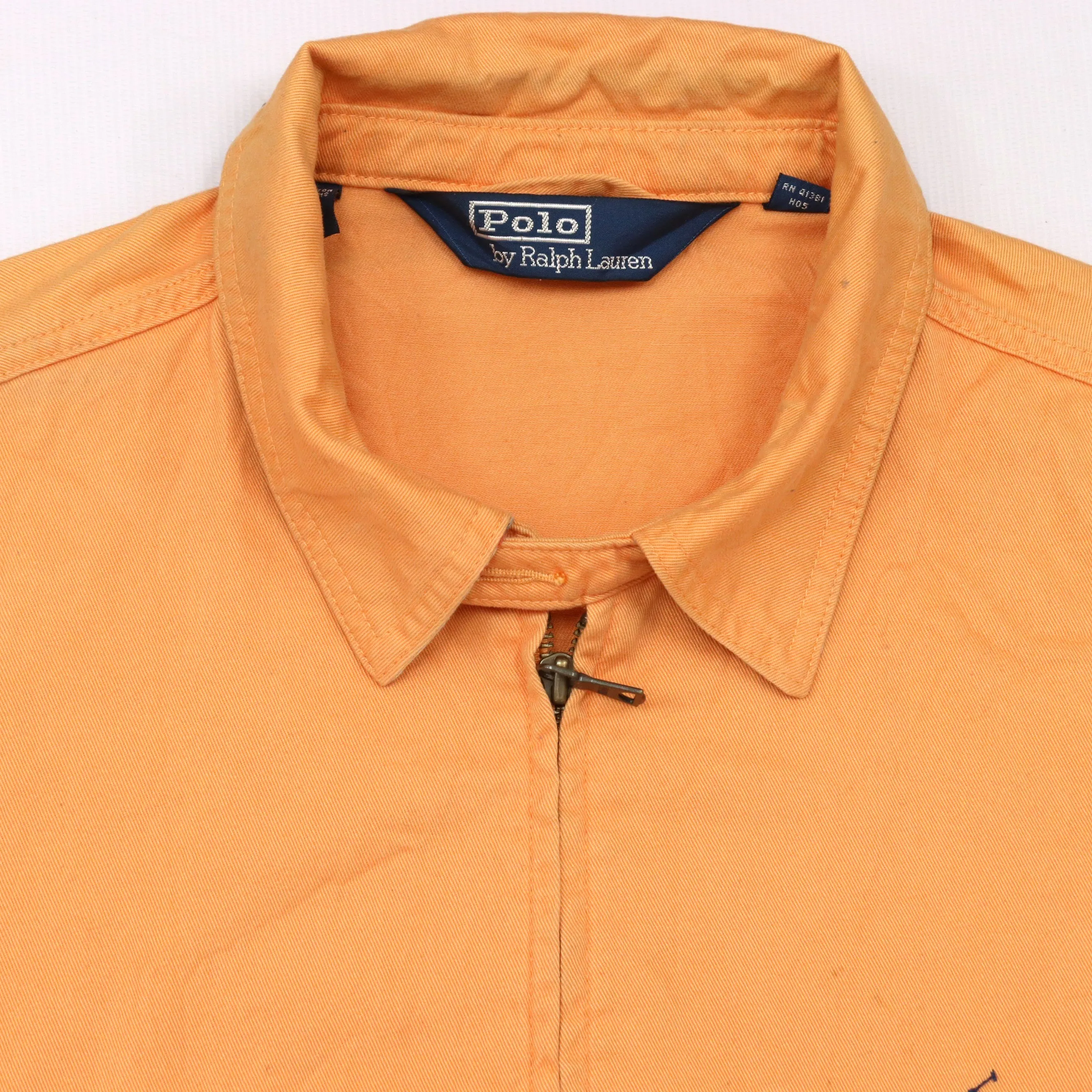 Ralph Lauren Orange Harrington Jacket