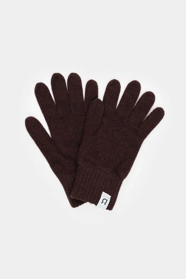 Rifo Pier Paolo Recycled Cashmere Gloves - Brown