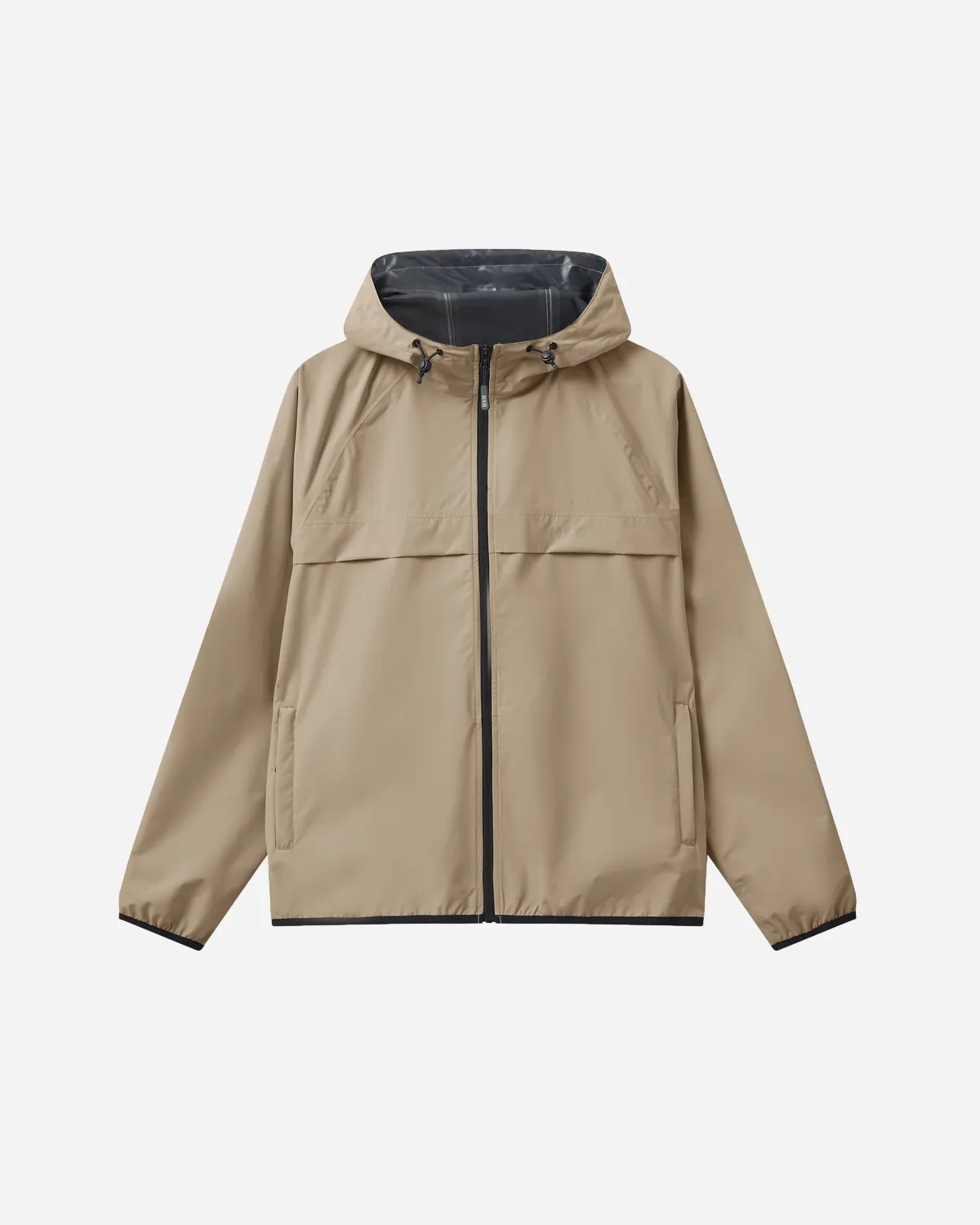 Rm LW Rain Jacket Packable - Warm Grey